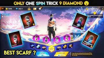 New Step Up Event Spin Trick 😮💥| new scarf event | free fire new event | ff new event | new event ff