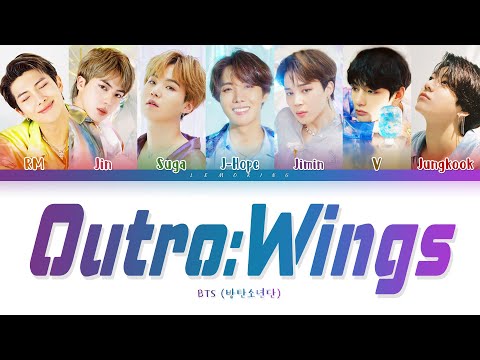 BTS Outro : Wings Lyrics (방탄소년단 Outro : Wings 가사) [Color Coded Lyrics/Han/Rom/Eng]