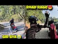 Road rage  bike se gir gya  hyper ride crash viral foryou roadrage roadr