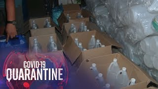 Lalaking nahuling nagre-repack ng ethyl alcohol sa QC, arestado | TV Patrol