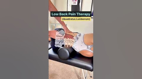 Erector & QL Massage for Low Back Pain #lowbackpain #massage