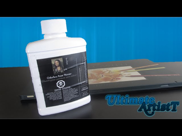 How to use Art Paint Thinner (Oil Pencils) 