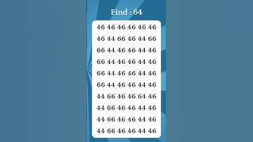 Find 64 #maths #riddels #puzzle #queddle #gk #canyouanswer #riddles #braintest #upsc #ias