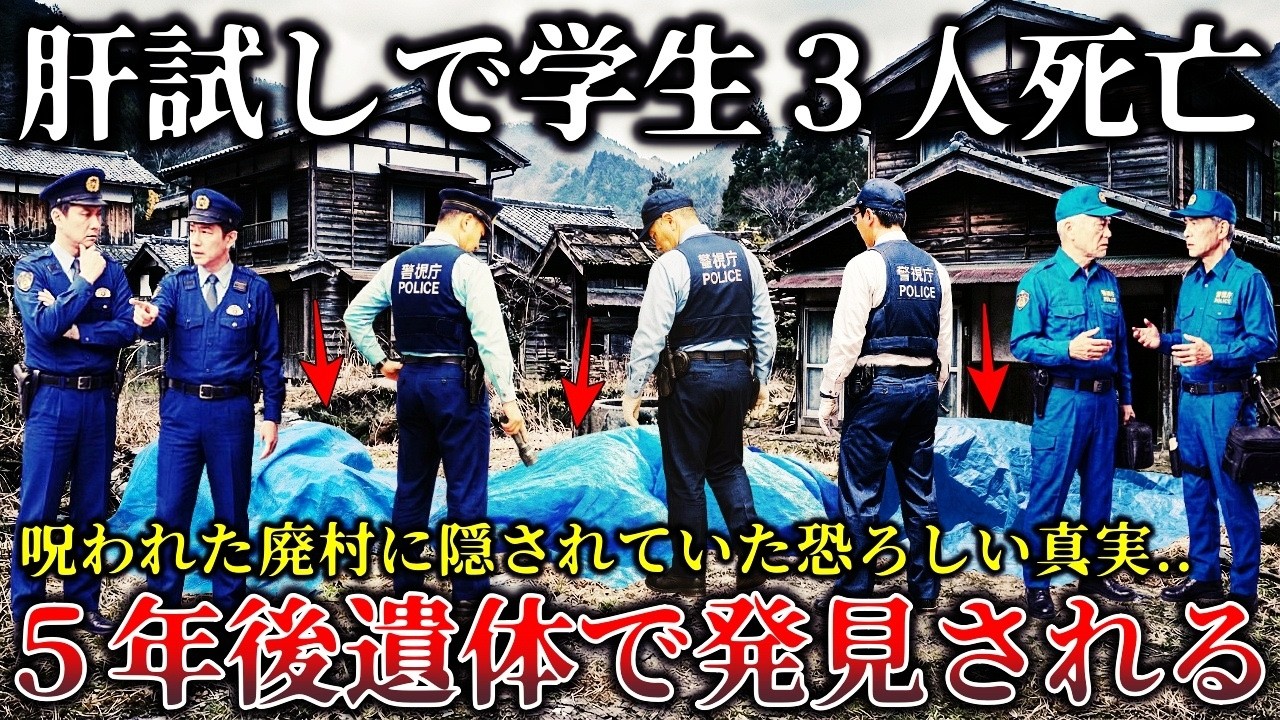 【怖い話】※肝試しに行った学生が行方不明に..5年後発見された友人の証言があまりにも衝撃的で恐ろしすぎた【ゆっくり解説】