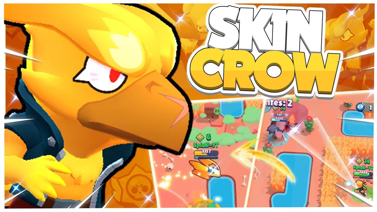 Jugando Con Crow Fenix La Mejor Skin De Brawl Stars Youtube - crow fenix brawl stars fondo