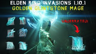 Elden Ring PvP Invasions 1.10.1 - Golden Glintstone Sorceries Mage (RL 150 Int Build)