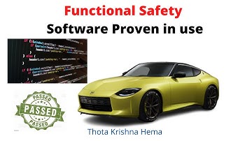 Software Proven In use ISO 26262