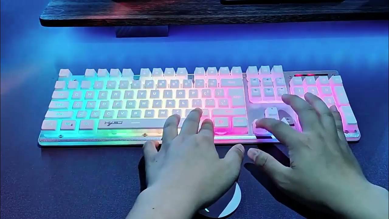 HXSJ L96 2.4G Wireless RGB Backlit Keyboard and Mouse Set YouTube