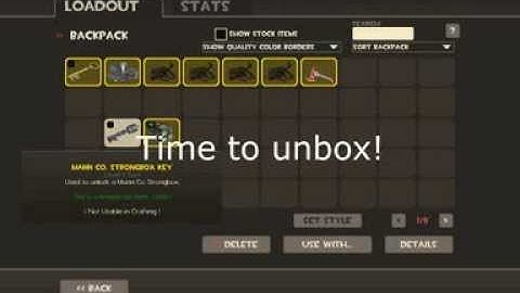 Tf2 Strongbox unboxing!