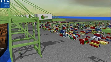 Container Terminal Simulation by TBA 2