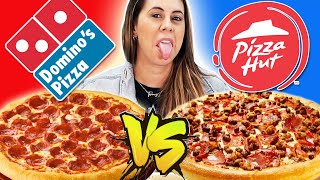 Domino's Vs. Pizza Hut 🍕 Batalha de Pizza Delivery