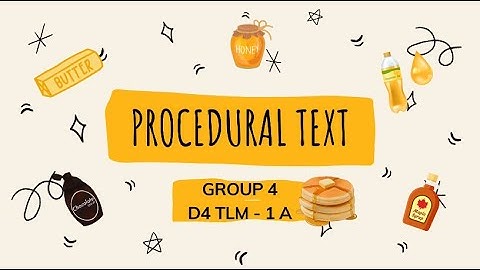Kelompok 4 | Procedural Text | How to Make Pancakes