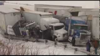 Video thumbnail of "3 Dead, 50 Vehicles Wrecked on Ohio Turnpike"