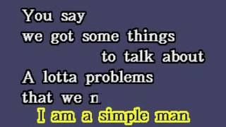 DK067 02   Shelton, Ricky Van   I Am A Simple Man [karaoke]