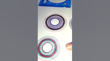 spirograph drawing art desin asmr sound relax satisfying 1  #amazingcraft #drawing #spirograph