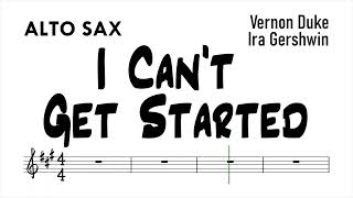 ボーカル フィーチャー　ビッグバンド譜面：I Can't Get Started Play Official version of I Can't Get Started Sheet Music by Vernon