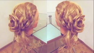 Романтичная причёска с цветком. Видео-урок. Романтичная причёска с цветком. Видео-урок.
