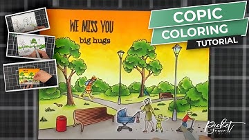 Copic Coloring TUTORIAL | For Card Making. YES, It