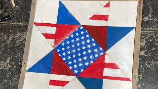 How to make a July 4th wall decoration out of pallet wood