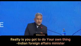 Its A Log Jam System-Indian Foreign Affairs Minister