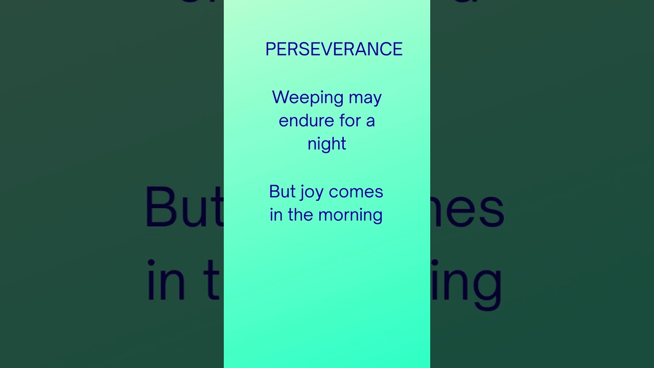 Perseverance