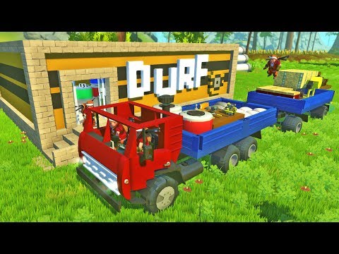 РАБОЧИЕ ЗАКУПАЮТ СТРОЙМАТЕРИАЛЫ В ФИРМЕННОМ МАГАЗИНЕ! РЕАЛЬНАЯ ЖИЗНЬ в Scrap Mechanic