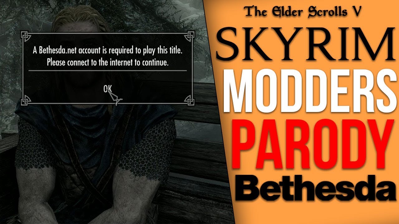 Modders Are Already Parodying Bethesda's Recent Doom Controversy in Skyrim Modders Are Already Parodying Bethesda's Recent Doom Controversy in Skyrim