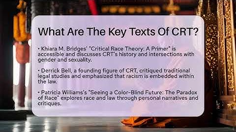 What Are The Key Texts Of CRT? - Philosophy Beyond