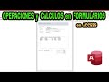 Calculos en formularios y subformularios  formulario albarn en access