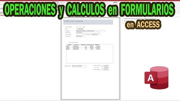 CALCULOS en FORMULARIOS Y SUBFORMULARIOS | Formulario Albarán en ACCESS