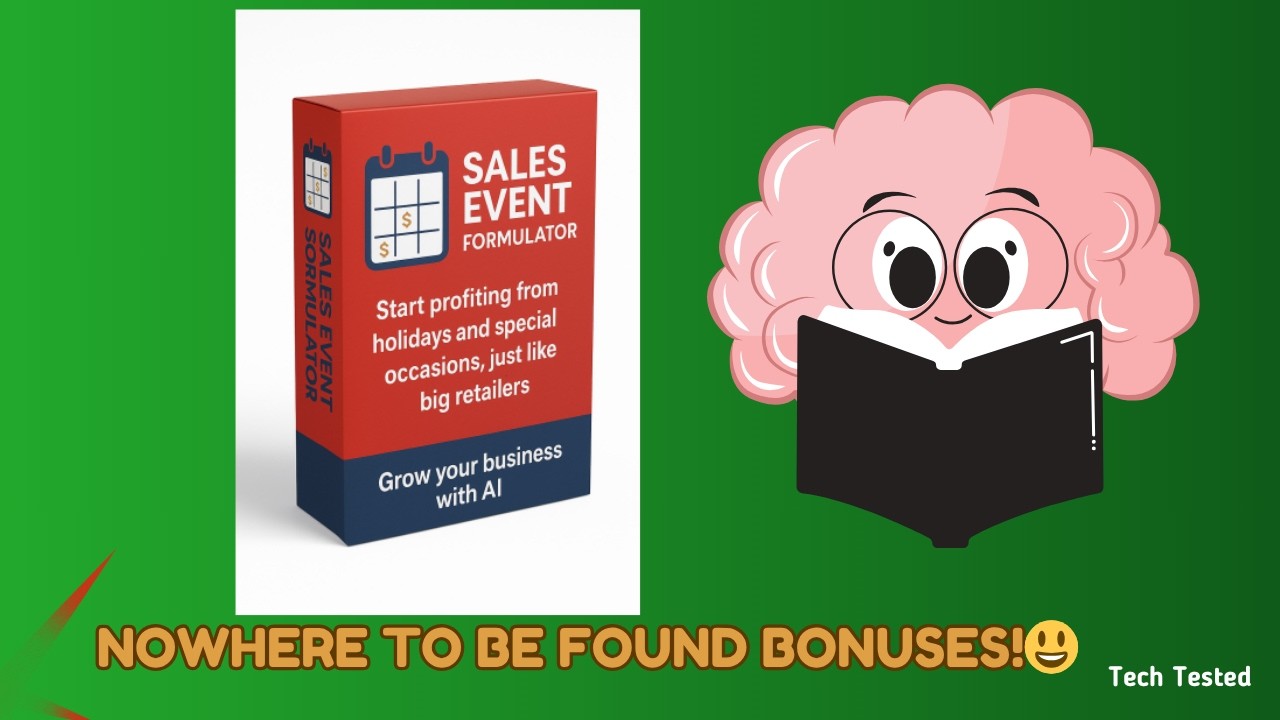 Sales Event Formulator AI Review – Make Sales Like a Pro (No Tech Skills Needed!)