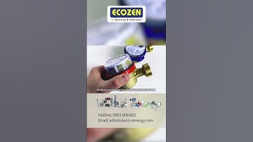 Nguyên lý hoạt động đồng hồ đo lưu lượng nước dạng cơ Apator Model JS90-4-02#ecozen #đồnghồ #apator