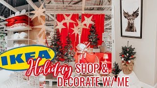 IKEA HOLIDAY Shop With Me & DECORATE Home Decor