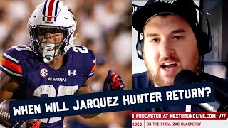 When Will Jarquez Hunter Return to the Field | Zac Blackerby Talks Auburn Football on TNR