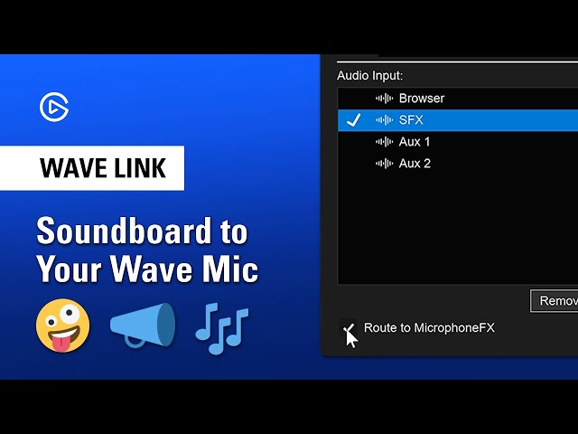 How to get a soundboard and play audio through your microphone