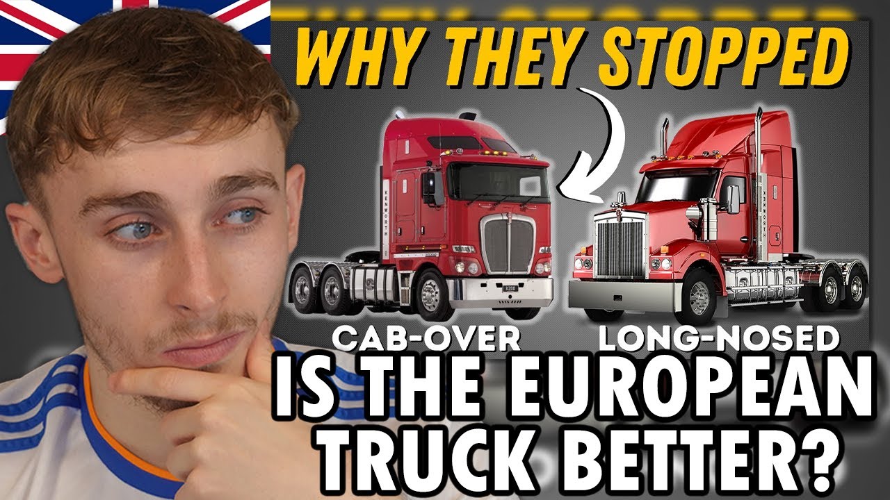Brit Reacting to THIS Is Why America Stopped Making Cabover Trucks