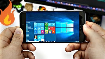 Run And Install Window 10 on Any Android phone NO ROOT : UI