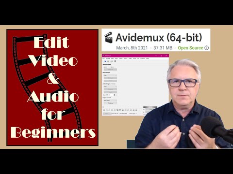 How to Edit Video and Audio for Beginners (using FREE programs Avidemux & Audacity)