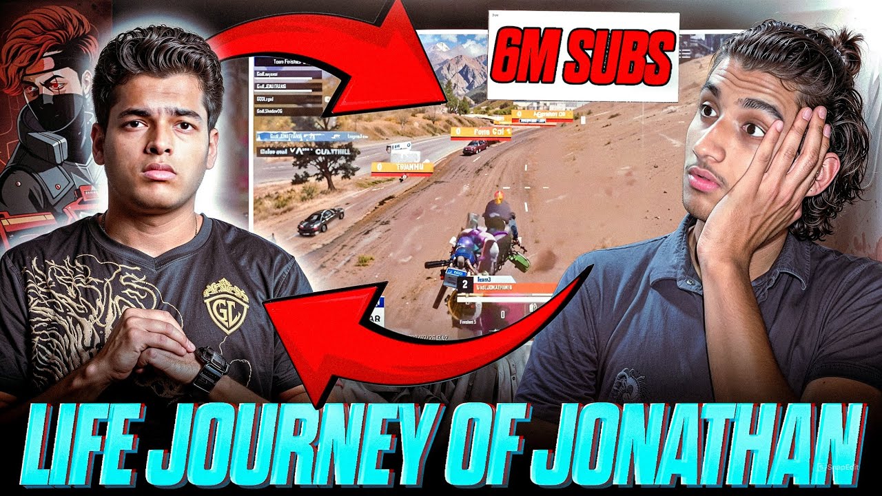 🔥LIFE JOURNEY OF A GOAT - JONATHAN@JONATHANGAMINGYT IN PUBG MOBILE/BGMI #bgmi #viralvideo #jonathan