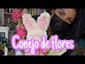 Cómo hacer un conejo de flores