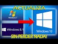 Actualizar Windows 7/8 a Windows 10 sin perder datos (2020)