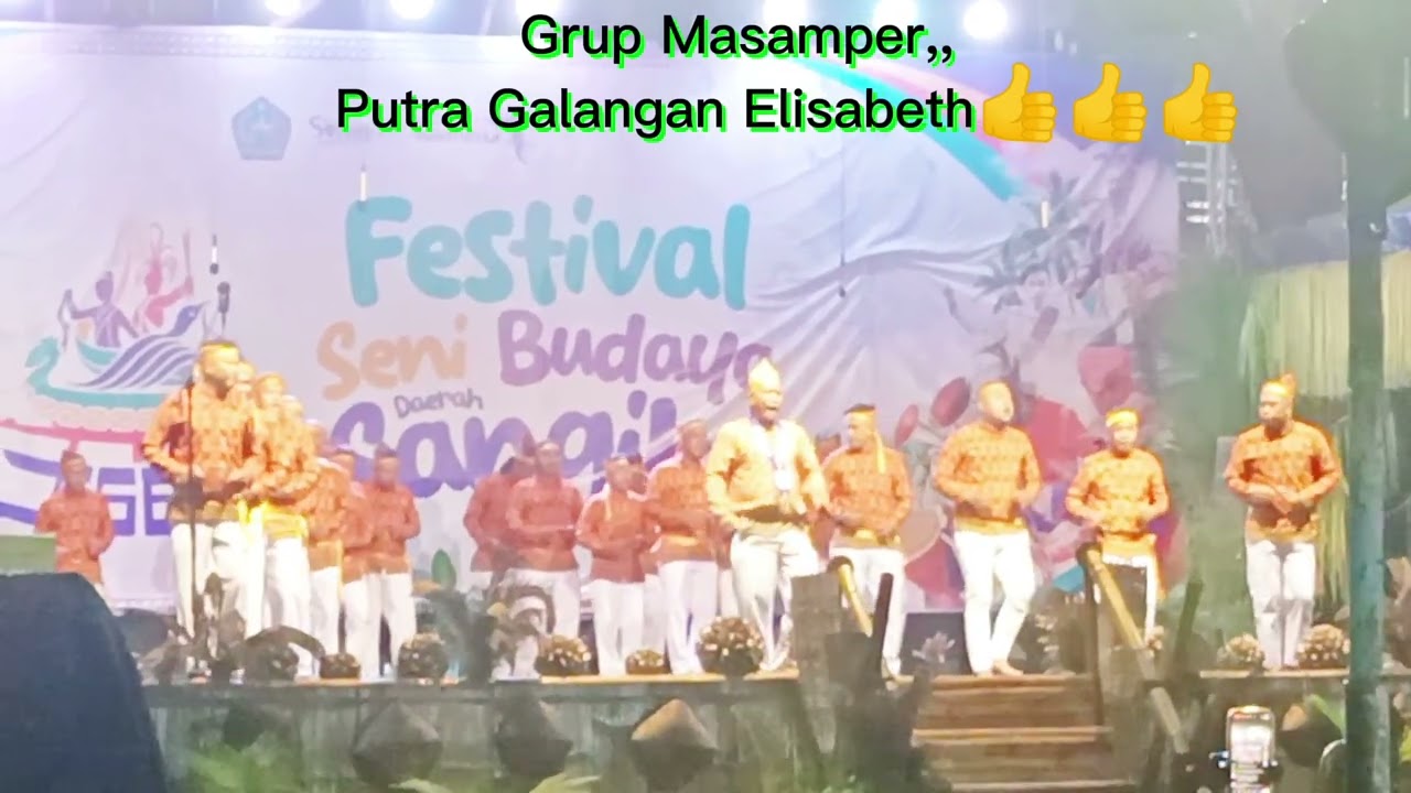 Festival Seni Budaya Sangihe 🙏 Putra Galangan Elisabeth👍 Meraih Juara:3