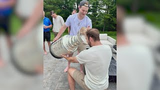 Hurricanes defenseman brought Stanley Cup to Dockside Brewery in Milford