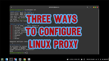 Easy 3 Methods to set & configure proxy settings on Linux. [ Pop OS, Ubuntu, Fedora, Arch, Kali ]
