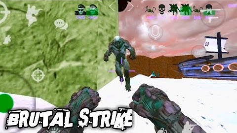 Brutal Strike Mobile | DOOM Mode Custom Weapon Model/Skins | CSGO Mobile | FPS Android Gameplay