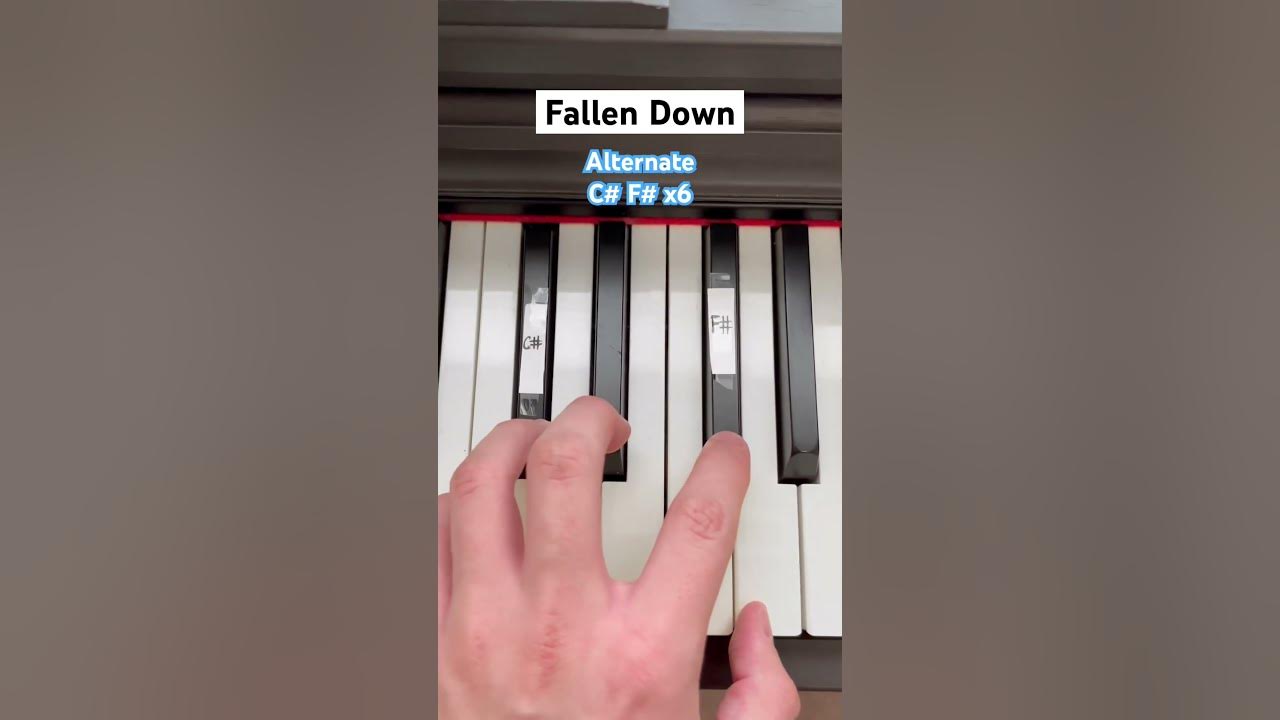 Undertale FALLEN DOWN Piano Tutorial 🎹✨ #pianotutorial #shorts