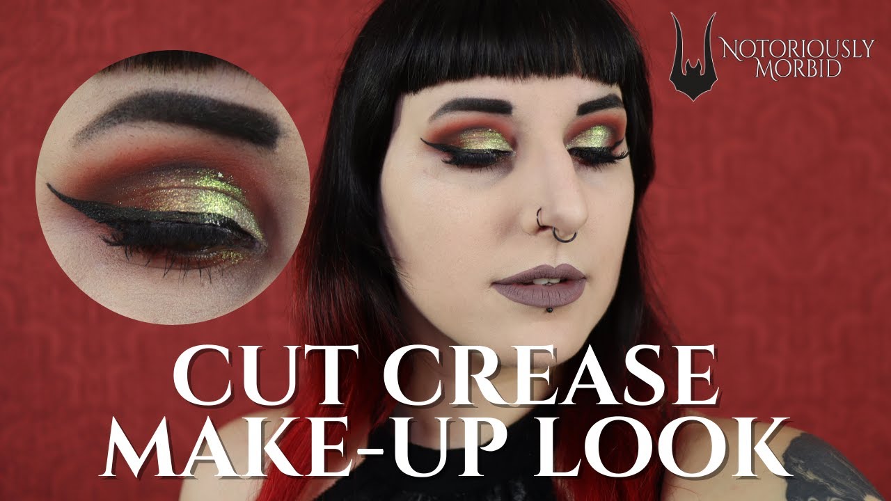 Cut Crease make-up look with Notoriously Morbid producte - YouTube