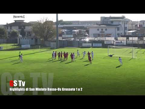 Gs Tv - highlights di San Miniato Basso-Us Grosseto 1 a 2