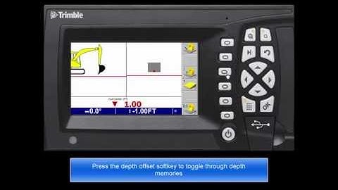 Trimble GCSFlex: Depth and Slope References