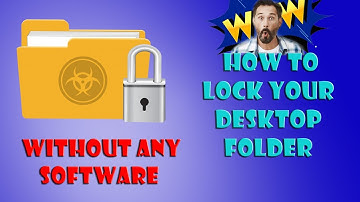 How to lock your folders in windows 10 without any third party software||Tips & Tricks||